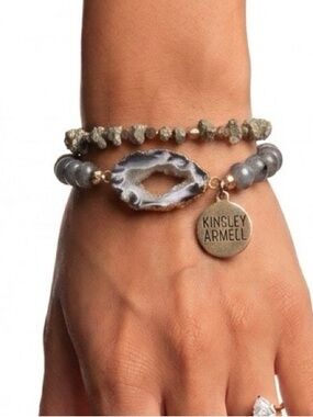 Kinsley Armelle Geode Collection Bracelets